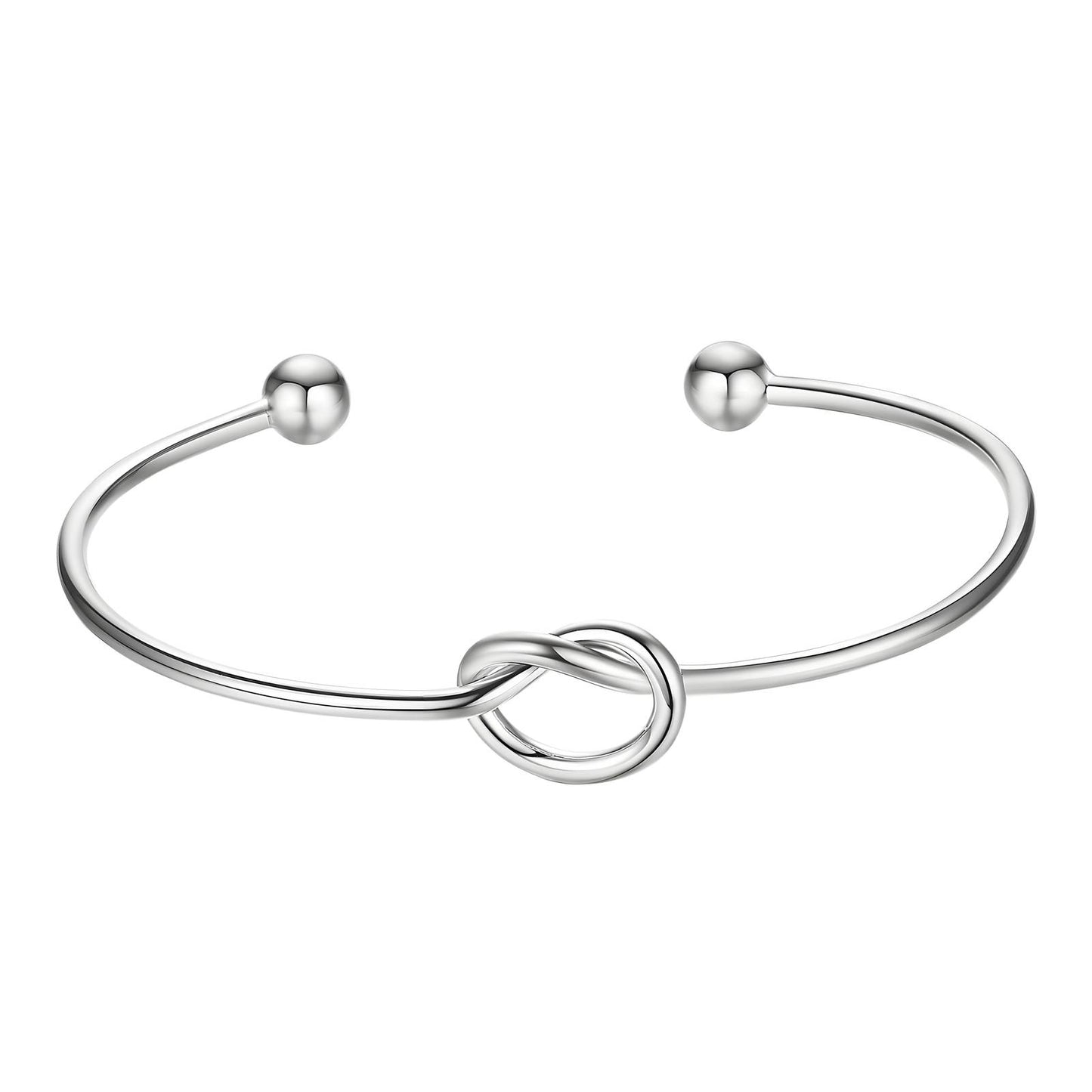 Betsy Knot style bangle in 18K AAA plated gold