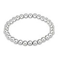 Etta stainless steel 6mm beaded bracelet