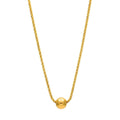 Bronwyn 18K AAA Gold plated ball charm necklace