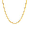 Dorothy 18K AAA plated gold snake chain necklace