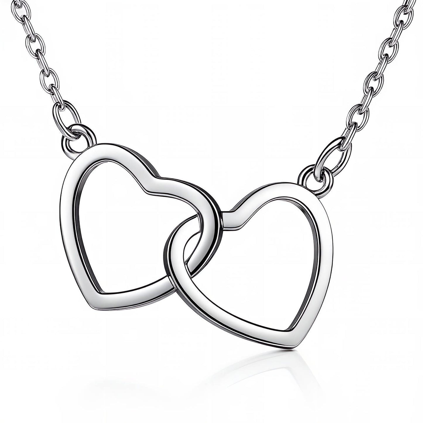 Anna Twin Heart Necklace