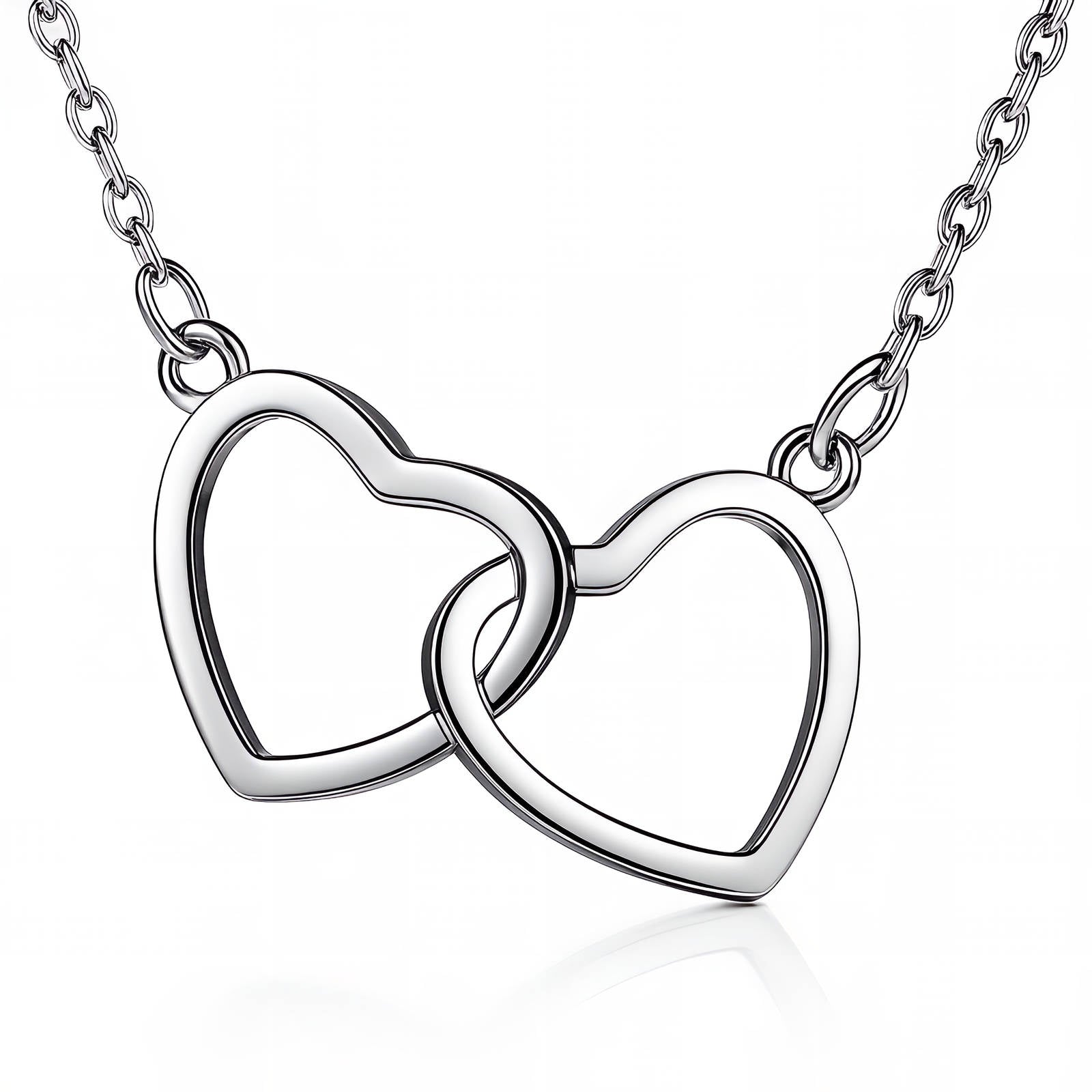 Anna Twin Heart Necklace