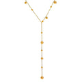 Delphine is a 18k AAA gold plated chain with small beads on