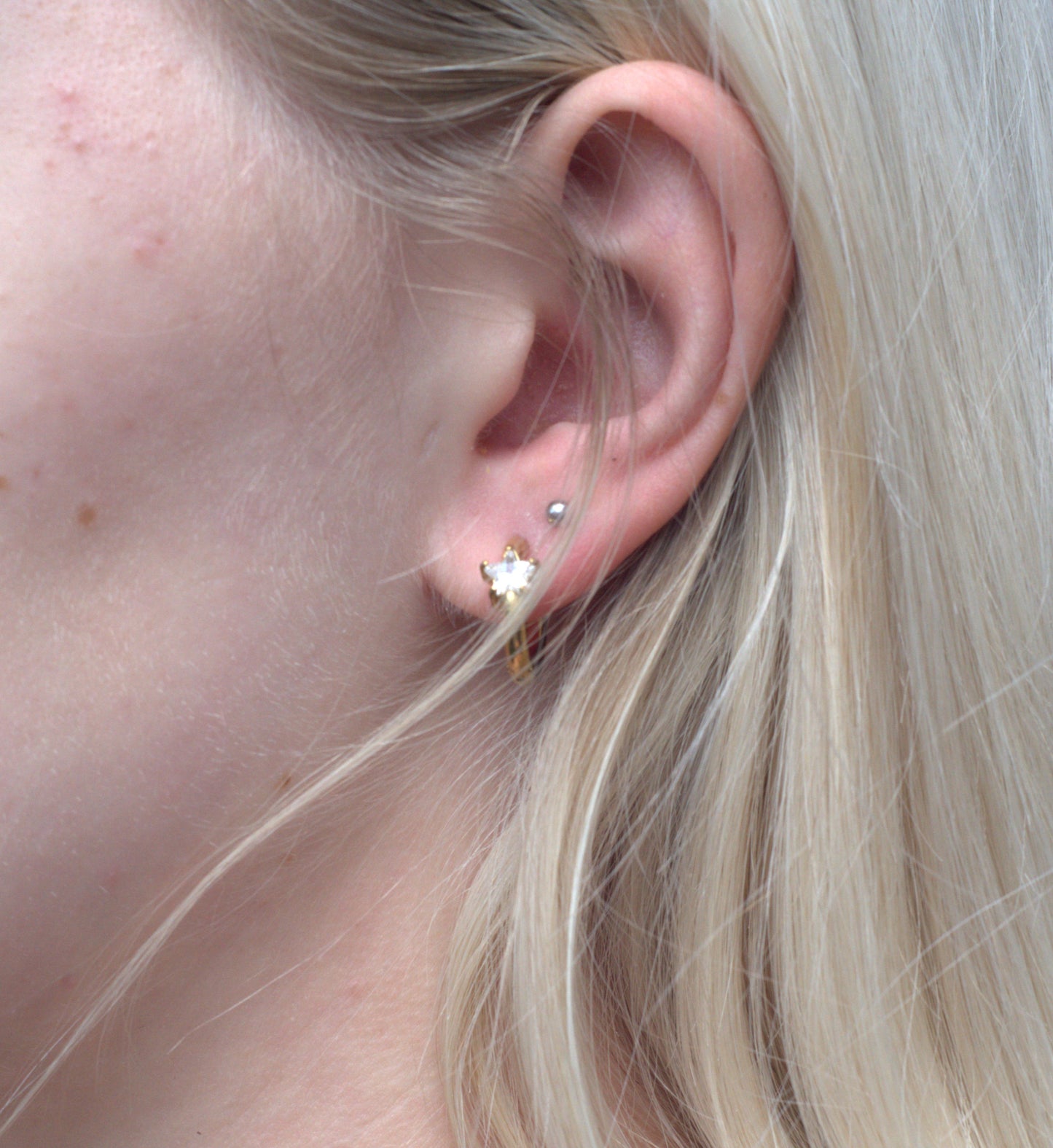 Lily Heart Hoops