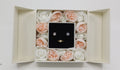 white rose and peach peony gift box
