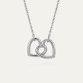 Anna Twin Heart Necklace