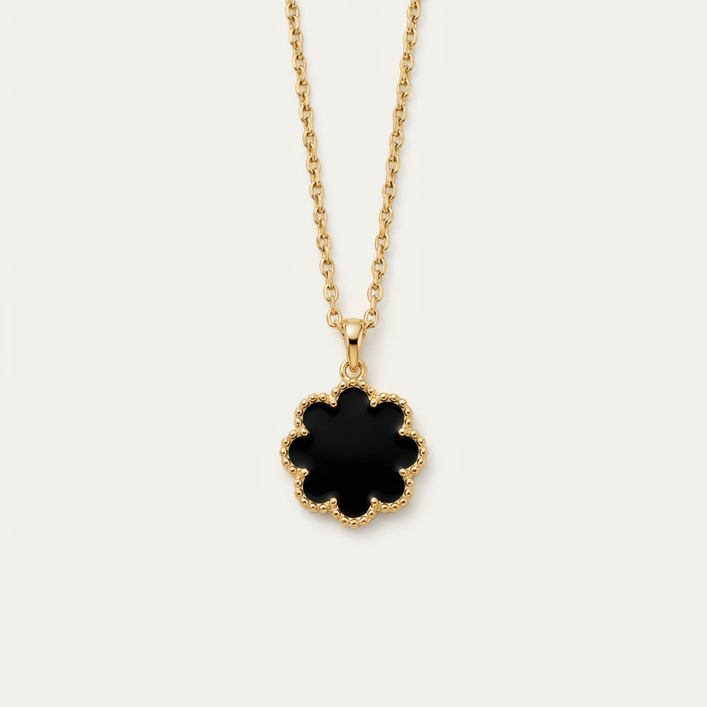 Noir Daisy Pendant