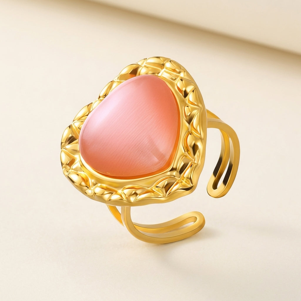 Rosé Halo Ring