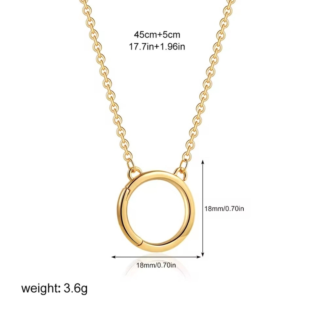 Kristy Gold Charm Necklace